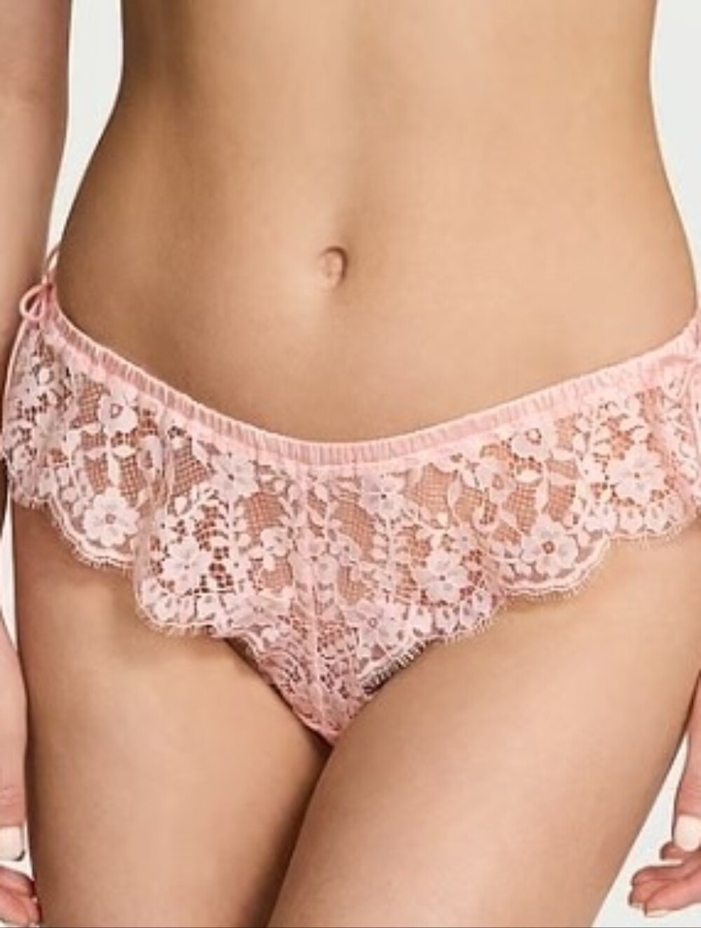 Victoria's Secret | Dream Angels Atelier Lace Cheeky Flutter Panty Size XL Pink